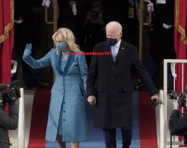 PRESIDENT Joe Biden Photo 5x7 Inauguration Capitol Jill Biden USA 2021