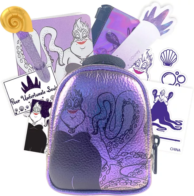 DISNEY REAL LITTLES Backpack The Little Mermaid Ursula New £14.99