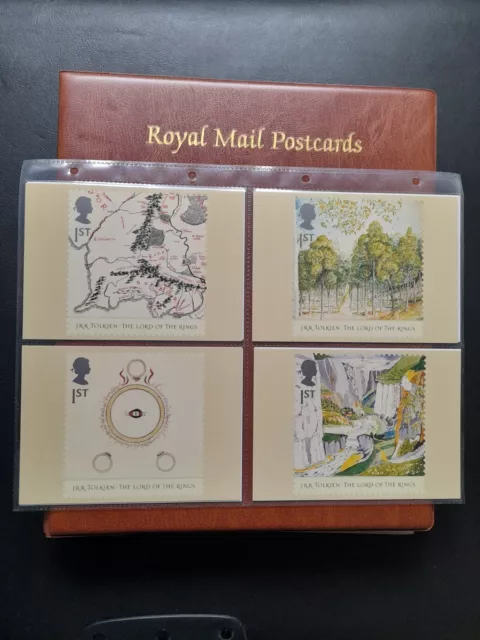 2004/2005 ×153 Phq Postcards From  Royal Mail And Album Mnh