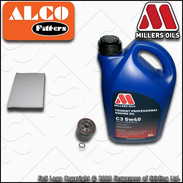 VAUXHALL/OPEL ASTRA H Mk5 1.8 Z18Xe Oil Cabin Filter Service Kit +Oil