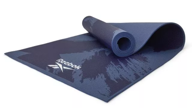 Reebok Yogamatte Sportmatte Gymnastikmatte blau 4mm, RAYG-11030BR