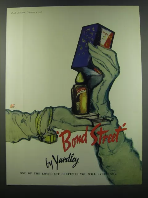 1957 Yardley Bond Street Perfume Advertisement