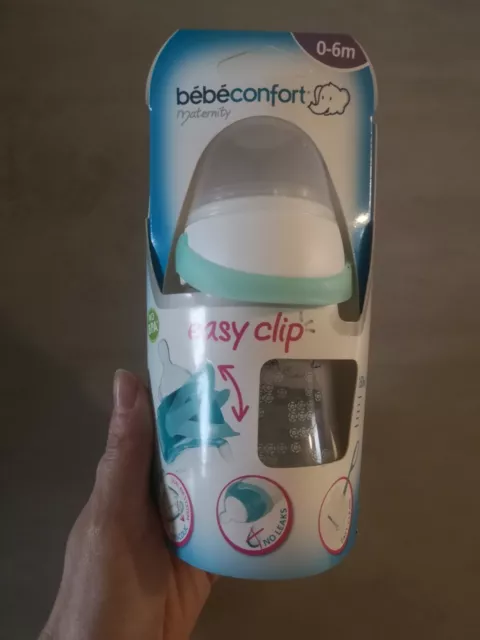 Biberon bébé confort easy clip 150 ml 0-6 mois