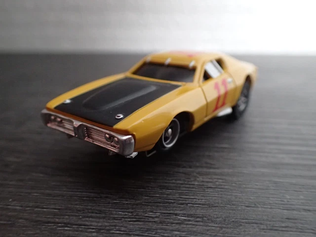 AURORA AFX DODGE Charger #11 Vintage HO Slot Car #1910 Magna