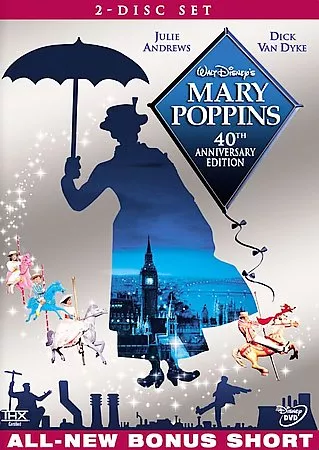 Disney’s Mary Poppins DVD 2-Disc Set 40th Anniversary Edition w/slipcover NEW!