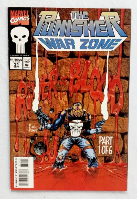THE PUNISHER WAR ZONE #31 - Joe Kubert River Of Blood Pt One Marvel Comics 1994