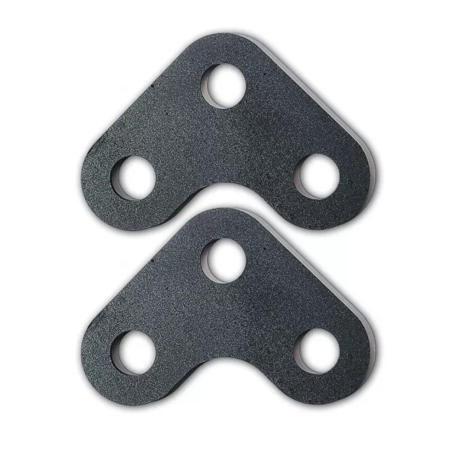 Pack of 2 Solid Steel Three Hole Triangle Plate 3/16″ thick for RooftopSprinkler