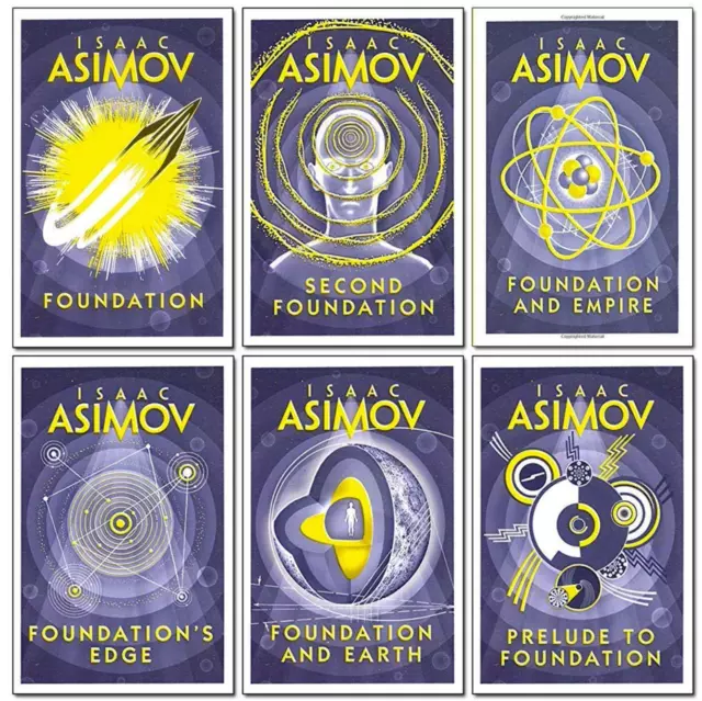 Isaac Asimov Collection 6 Books Set