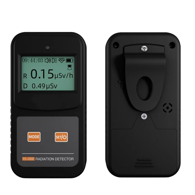 RS1000 Radiation Detector Alarm Β Gamma X-rays Radiation Testing Geiger Counter