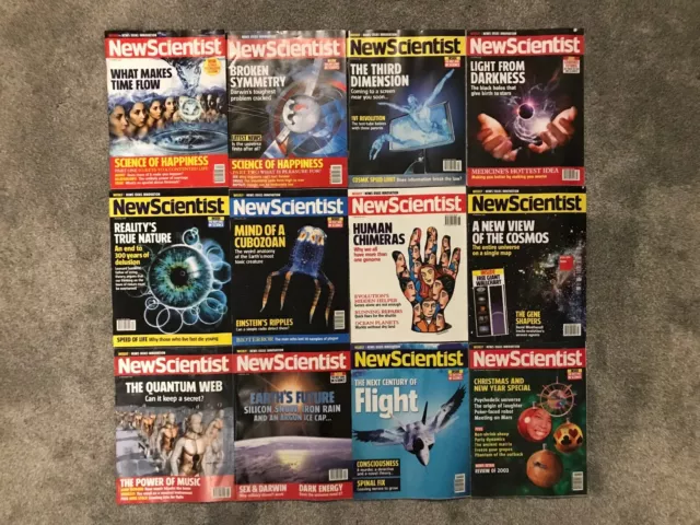 New Scientist Magazine 2003-2021 3 Month Bundle (£1.25 Per Issue)