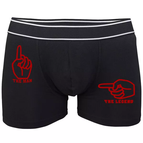 Personalised happy valentines day Property Of Your Name Boxers Underwear  Shorts