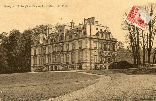 Carte SUCY EN BRIE Château du Piple