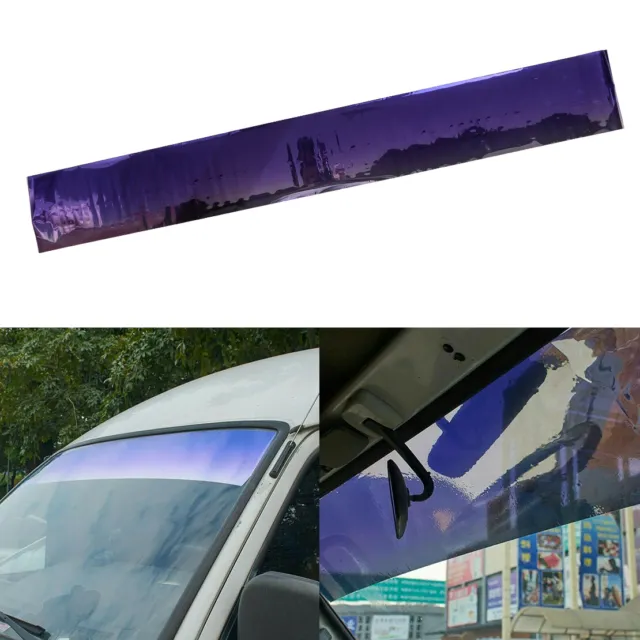 Car Window Sun Visor Strip Tint Film Front Windshield UV Shade Decal y1