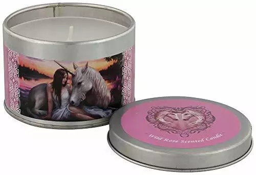 Pure Heart Unicorn Candle By Anne Stokes