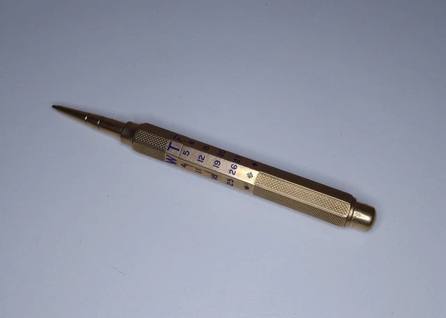Sampson Mordan Everpoint 9ct Solid Gold Propelling pencil *Very