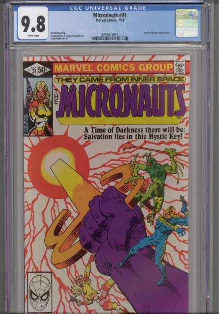 Micronauts #31 CGC 9.8 1981 Marvel Comics Doctor Strange Appearance