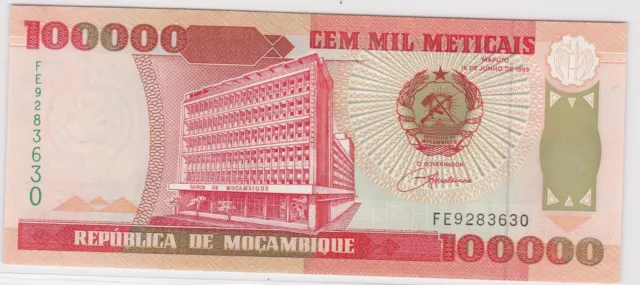 Mozambique 100 000 Meticais