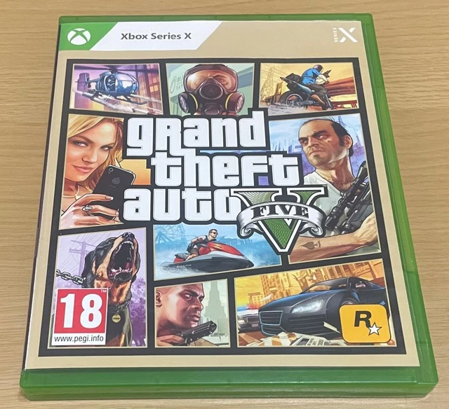 Xbox Game Set XBOX SERIES X Game Grand Theft Auto 5 Pegi 18 2 Disc Set £14.99 ...