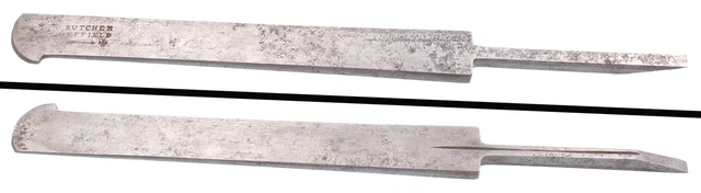 Orig. W. Butcher, Sheffielld, England  1/4" Plow Plane Iron - mjdtoolparts