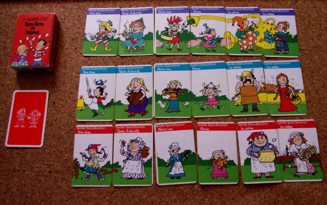 JEU DES 7 Familles Avec Frise - Tom Tom Et Nana - J'aime Lire - EUR 6