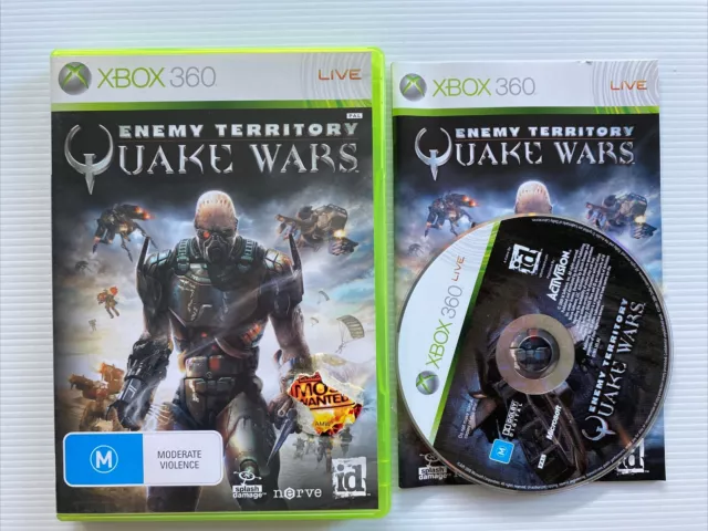 XBOX 360 Game - QUAKE WARS ENEMY TERRITORY - Complete with Instructions