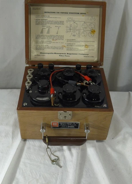 Vintage Wheatstone Bridge Meter #1352 Rubicon Company