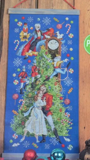 Cross Stitch Chart Only - Classic Nutcracker Ballet Christmas Sampler Both Parts