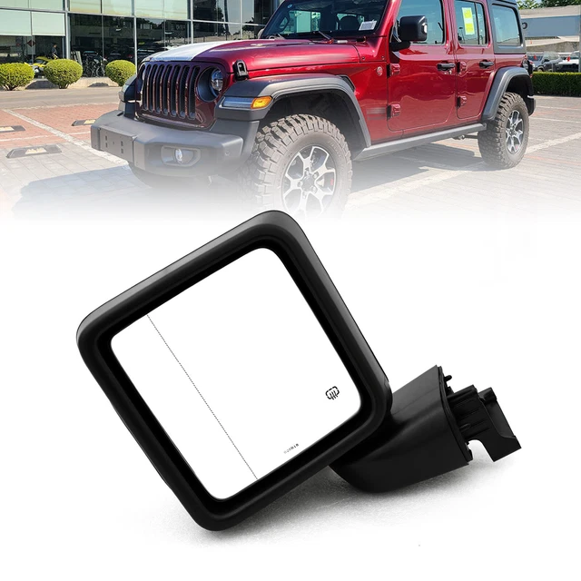 2 Pieces for Both Driver and Passenger Side Mirrors 1997-2017 Jeep Wrangler JK