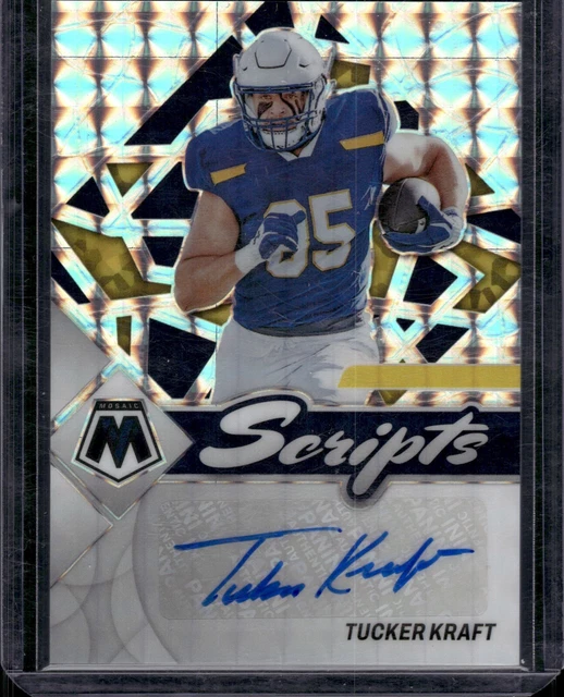 TUCKER KRAFT 2023 Panini Mosaic Draft Picks Scripts Autographe Auto Rc EUR 2,08 PicClick FR