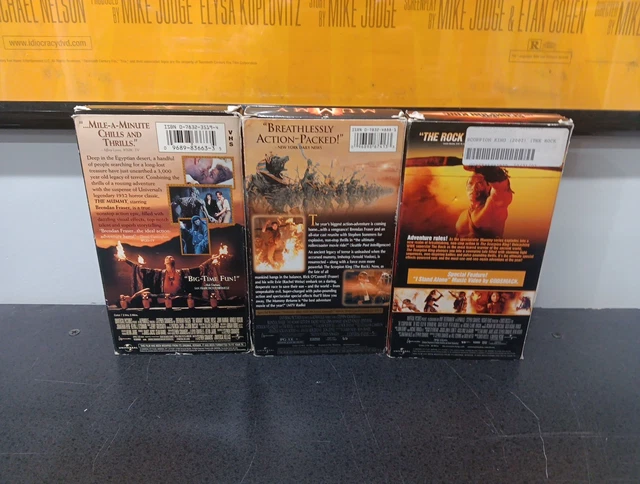 THE MUMMY TRILOGY Vhs Mummy, Mummy Returns Scorpion King £9.04 ...