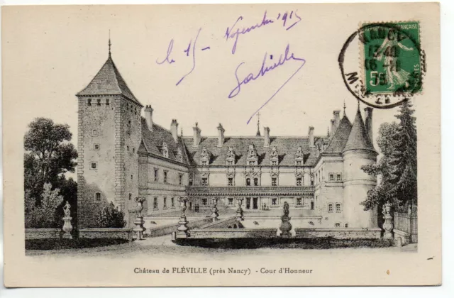 FLEVILLE - Meurthe et Moselle - CPA 54 - vue du chateau 4