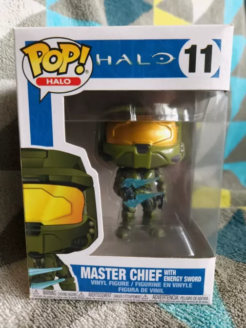 Master Chief with Energy Sword Pop 11 - Halo Funko Pop! Vinyl 2018 - Vaulted