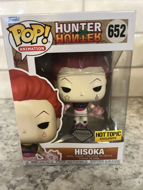 Funko Pop Exclusive Hunter X Hisoka Vinyl Figure #652 Diamond Collection NEW