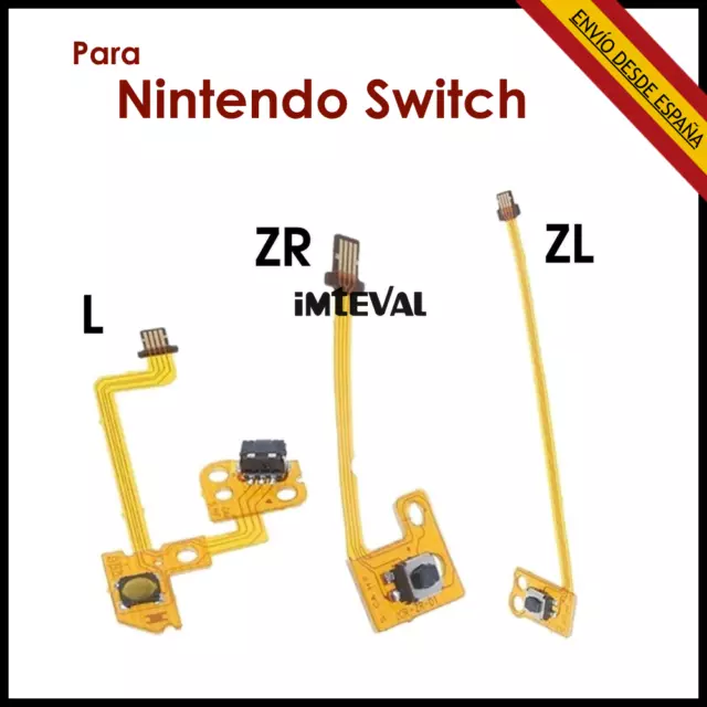 Botones De Repuesto Para Nintendo Switch Boton L Zr Zl Consola Cable Flex Joycon