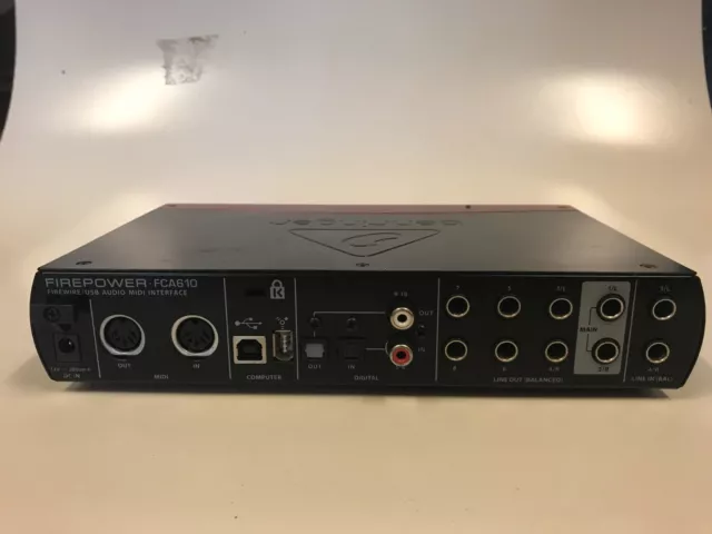 Behringer FCA610  6 in 10 out USB/ Firewire Audio Midi interface 2