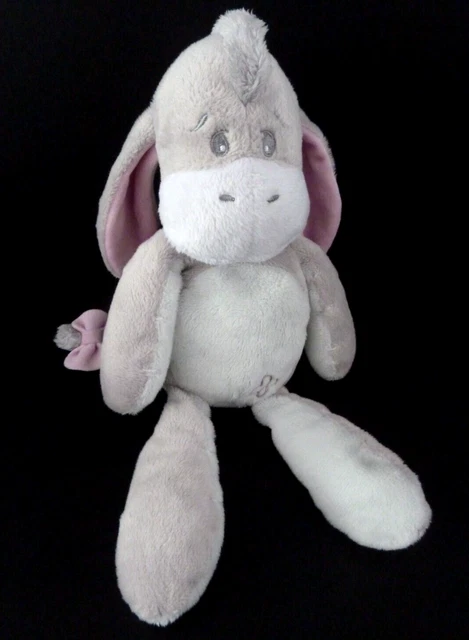 C8. DOUDOU PELUCHE DISNEY SIMBA BOURRIQUET gros rose blanc papillon 30c E.NEUF *