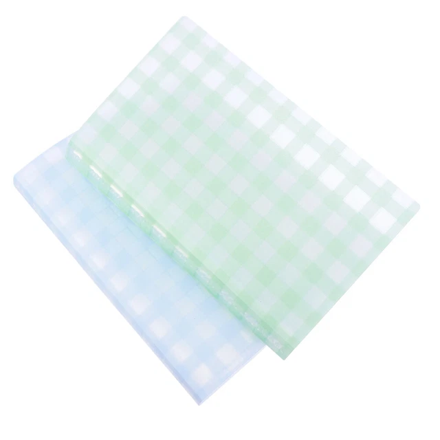 2 piezas Soporte sencillo para tarjetas de visita Bolsa para tarjetas de visita Blue Baby