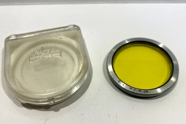 Vintage Walz Y2 lens filter in plastic case - 29mm