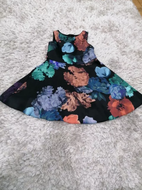 Girls Beautiful Floral Formal/Party Dress Age 7 From Next Immaculate Condition