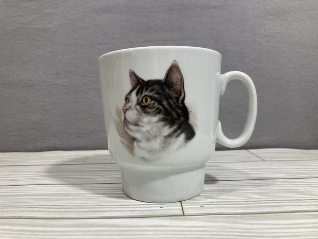 Cat Face Mug Naaman Israel Tabby Cat Ceramic Mug Coffee/Tea Cup Cat Face Mug Naaman Israel Tabby Cat Ceramic Mug Coffee/Tea Cup
