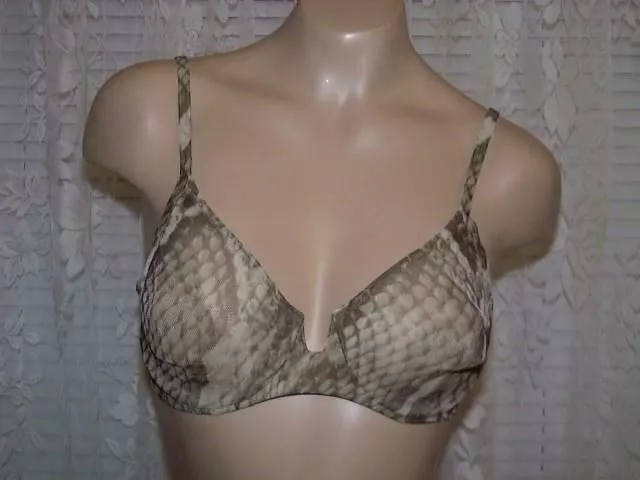 La Perla Studio Sexy Town Collection 32D Full Cup Bra Animal Print