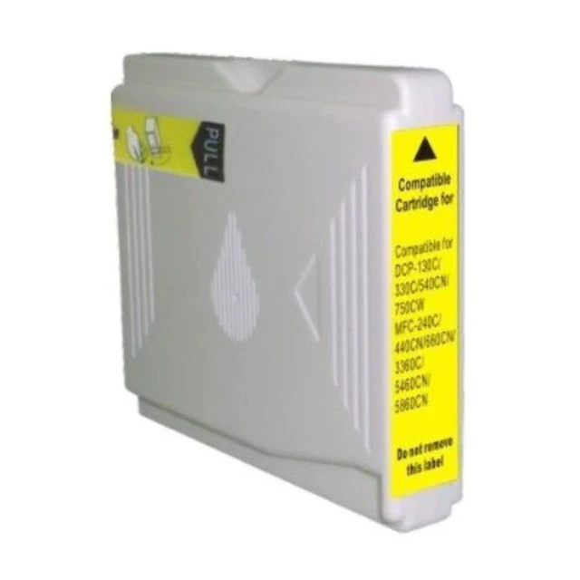 Compatible Premium Ink Cartridges LC57Y / LC37Y Yellow Cartridge - for use in Br