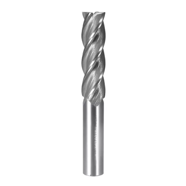 18mm Cutting HSSAL Spiral Drill Bit Straight End Mill Cutter 4 Flute 16mm Shank