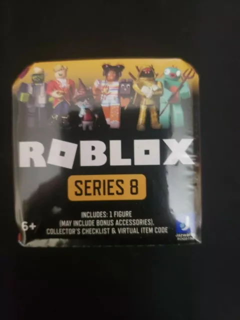 1FRF Roblox 3 Action Figure, Series 7 Dominus Dudes Purple Helmet (NO  CODE)