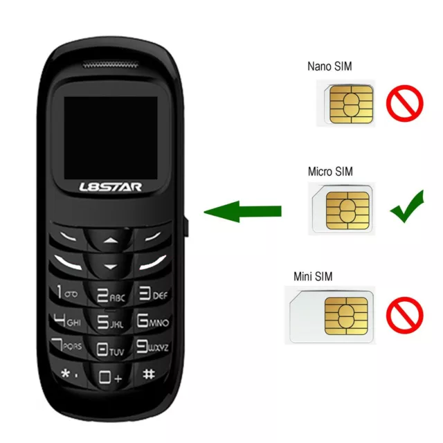 L8STAR BM70 POCKET MINI GSM smartphone Bluetooth Dialer Cellulare MP3  Bianco EUR 18,15 - PicClick IT