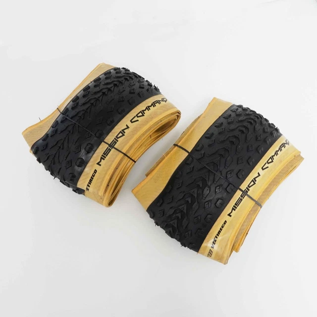 Vee Tire 26x4.0 Mission Command Tubeless TLR Fat Tire Black/Tan 1 or 2 Tires