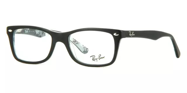 New Ray Ban Eyeglasses RB 5228 5405 Matte Black on Camo Optical Frame 50-17-140