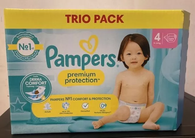 Pack 68 couches PAMPERS Pants Premium Protection Taille 5 13 à 17KG Culotte  Baby