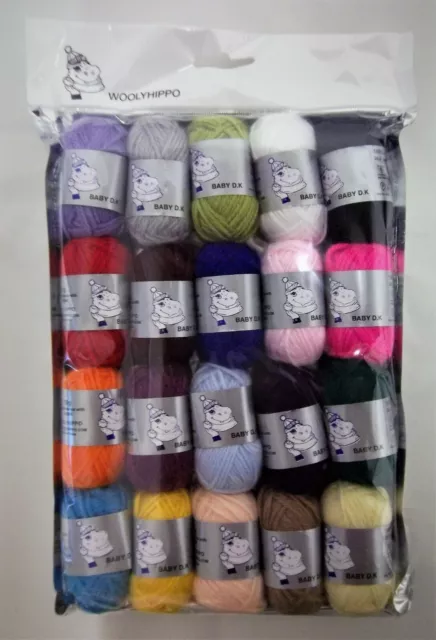 WHOLESALE JOB LOT 50 balls of hand knitting WOOL yarn SALE NEW FABULOUS 100g