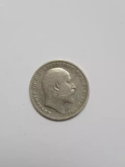 King Edward V11. Silver Maundy 3 Pence 1909